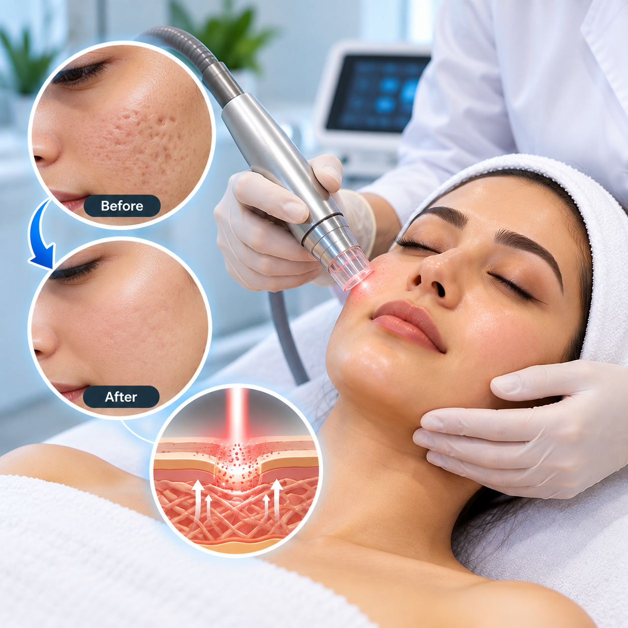 Acne scar removal treatment